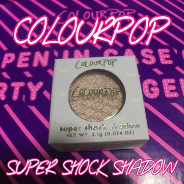 Super Shock Shadow/ColourPop/単色アイシャドウを使ったクチコミ（1枚目）