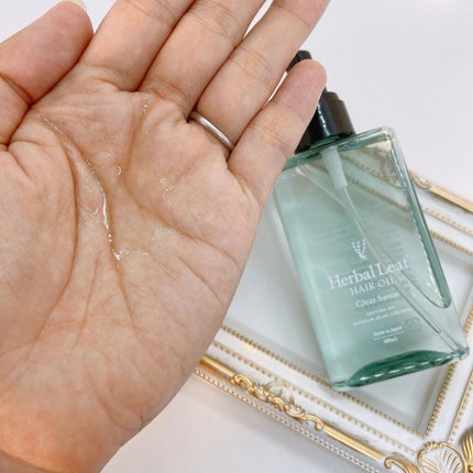 オーガニックヘアオイル クリアサボンの香り/ハーバルリーフ/アウトバストリートメントを使ったクチコミ(2枚目)