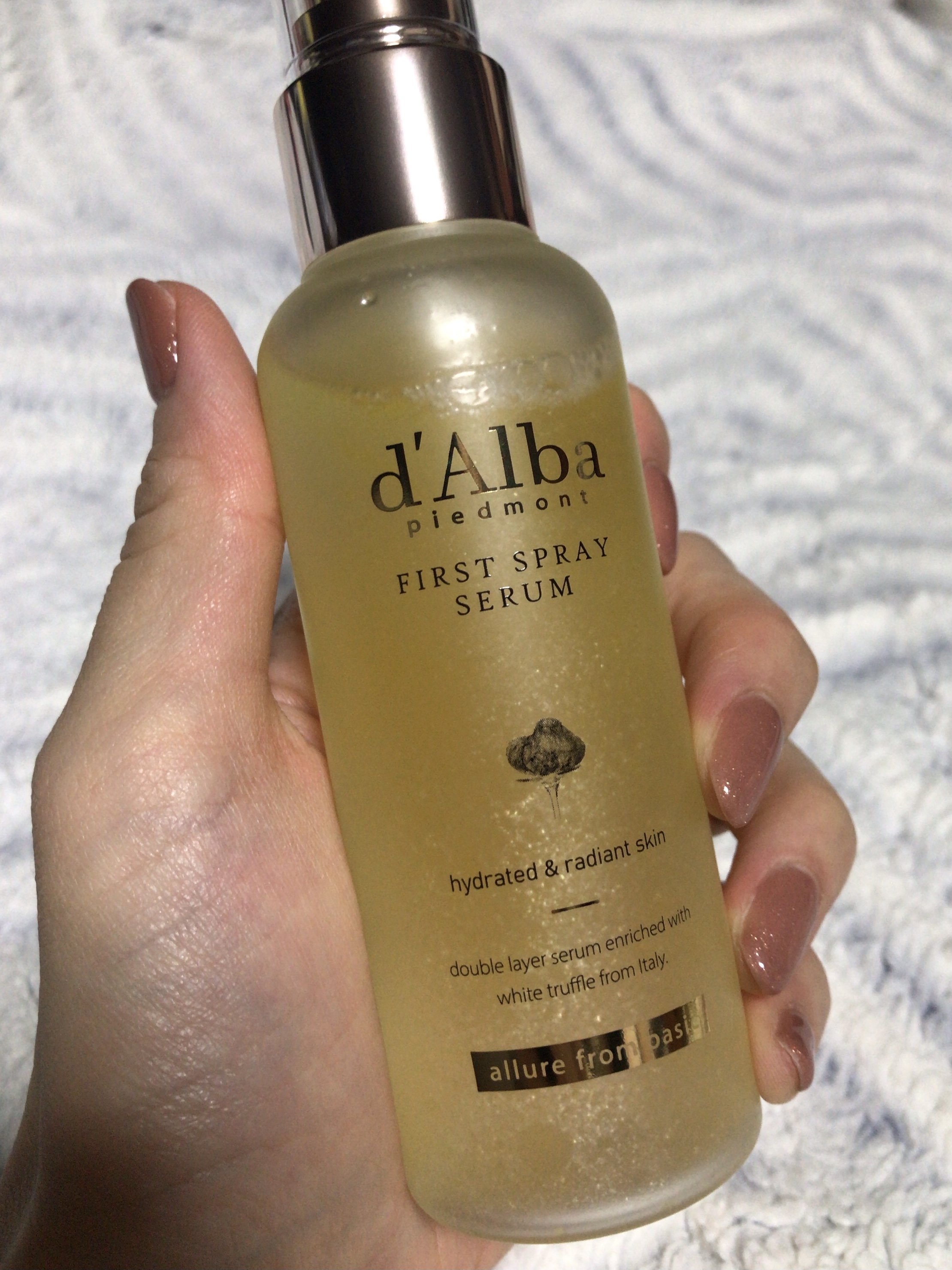 ダルバ ホワイトトリュフファーストスプレーセラム/ダルバ/ミスト状化粧水を使ったクチコミ（3枚目）