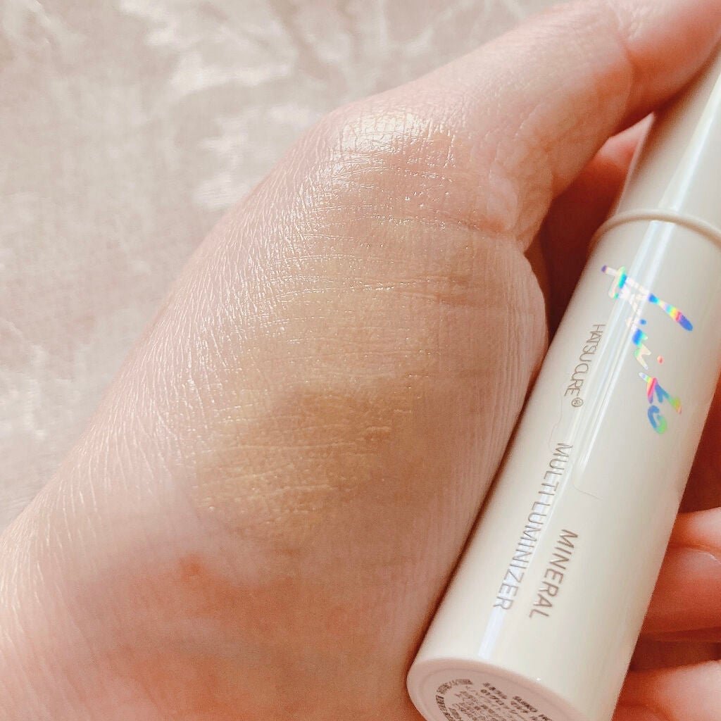 ミネラルマルチルミナイザー/SUIKO HATSUCURE/スティックハイライトを使ったクチコミ(7枚目)