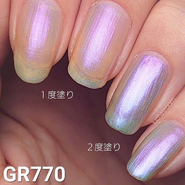 ネイルホリック Sheer pearl color PU171/ネイルホリック/マニキュアを使ったクチコミ（2枚目）