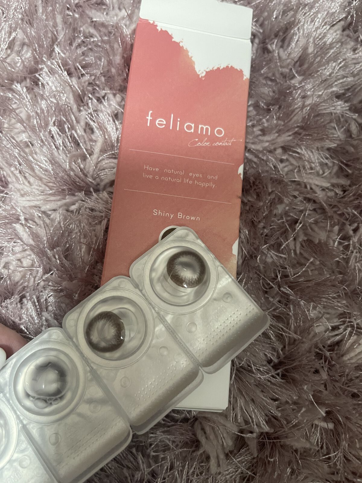 feliamo 1day シャイニーブラウン/feliamo/ワンデー（１DAY）カラコンを使ったクチコミ（1枚目）