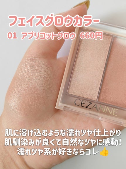 パールグロウハイライト/CEZANNE/パウダーハイライトを使ったクチコミ(7枚目)