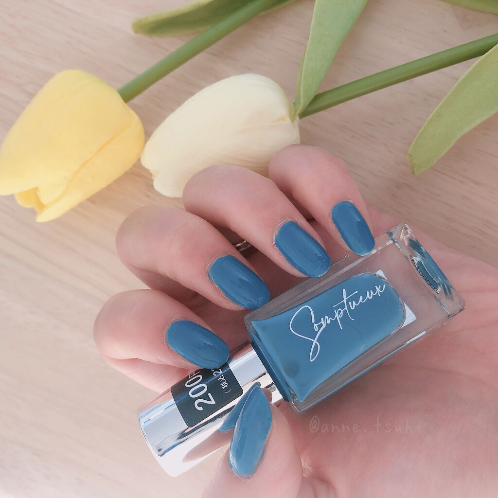 Somptueux(ソンプチュー) ネイルポリッシュ/DAISO/マニキュアを使ったクチコミ（1枚目）