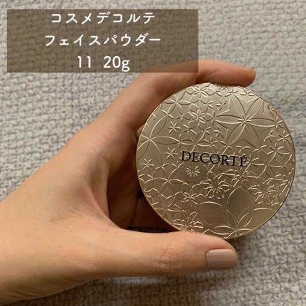 AQ MW フェイスパウダー/DECORTÉ/ルースパウダーを使ったクチコミ(1枚目)