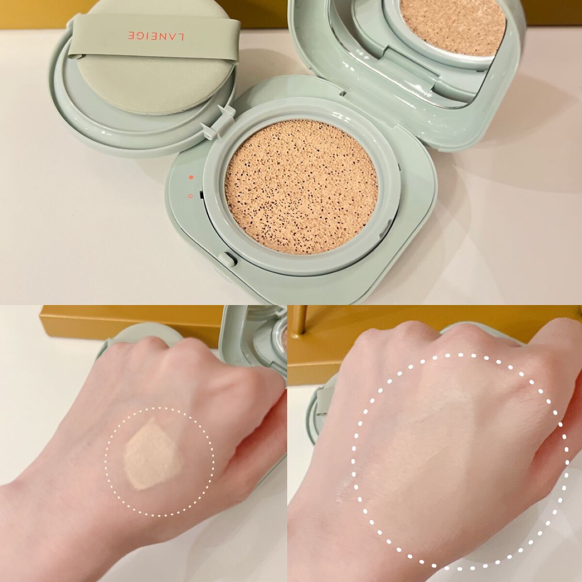 ウォーターバンク ジェルクリーム/LANEIGE/フェイスクリームを使ったクチコミ（2枚目）