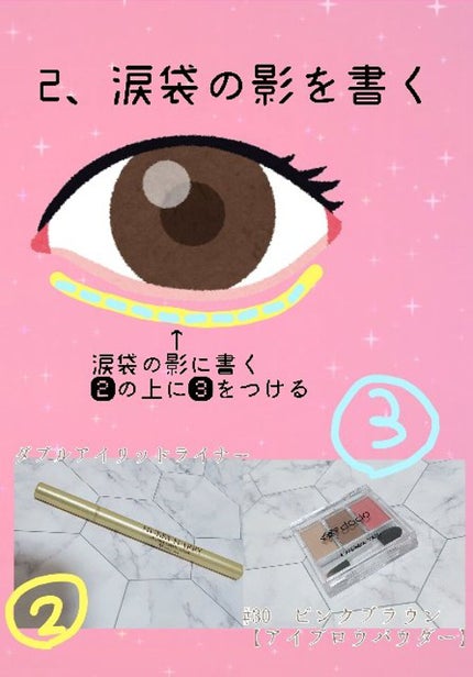 ふたえクッキリライナー/ハリーハリー/二重まぶた用アイテムを使ったクチコミ(3枚目)