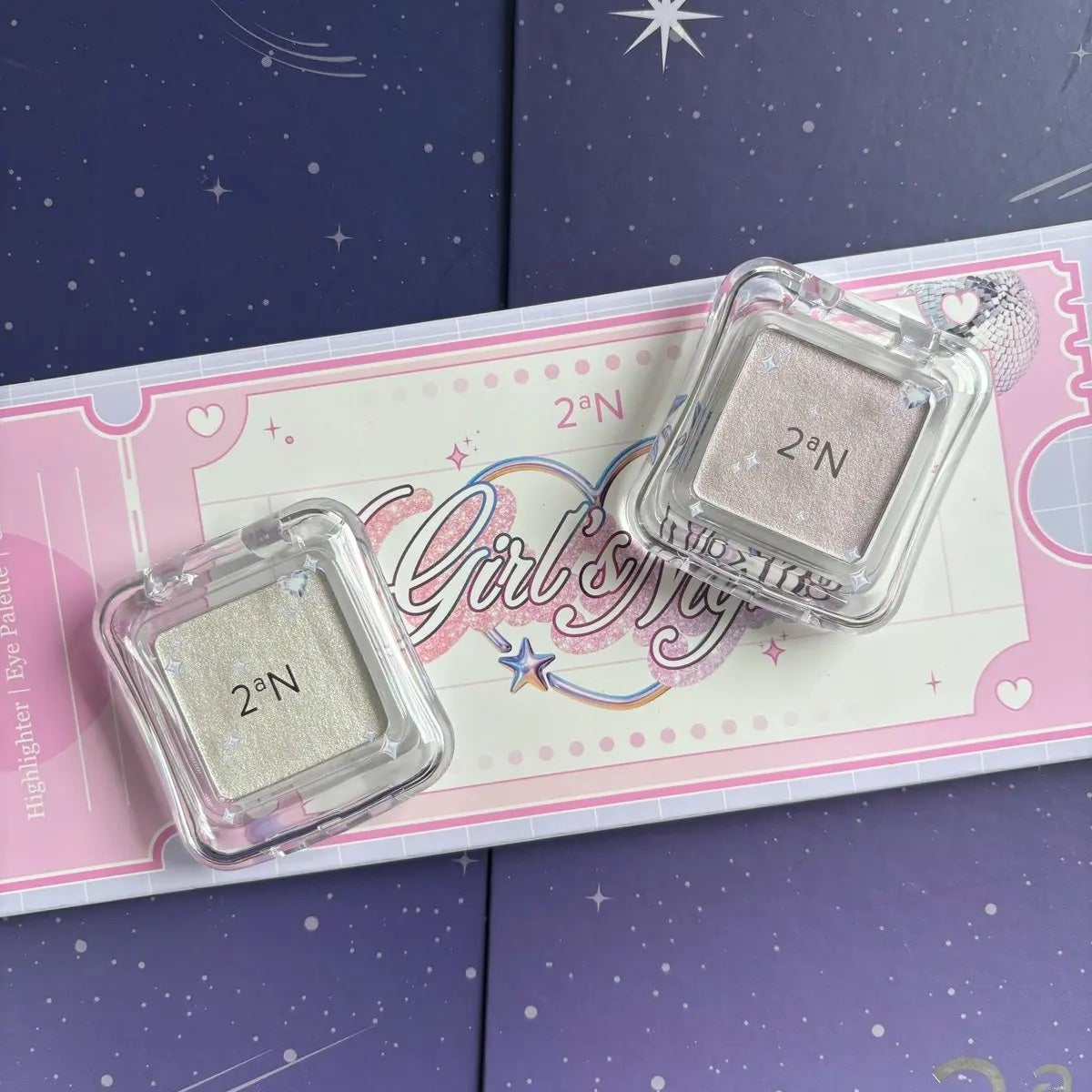 ピュアグラッシュ ハイライター/2aN/パウダーハイライトを使ったクチコミ(2枚目)