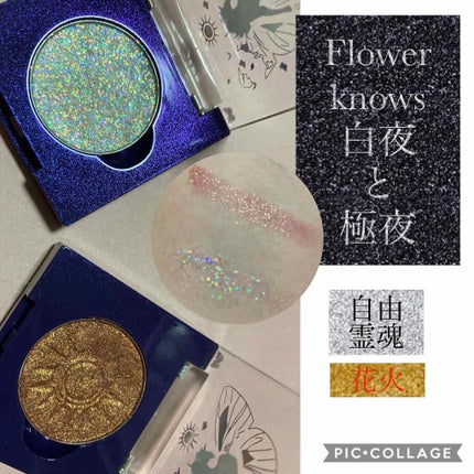 白夜と極夜シリーズシングルアイシャドウ/FlowerKnows/単色アイシャドウを使ったクチコミ(1枚目)
