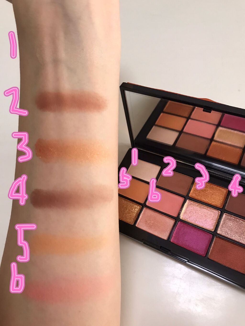 アフターグロー アイシャドーパレット/NARS/アイシャドウパレットを使ったクチコミ（2枚目）