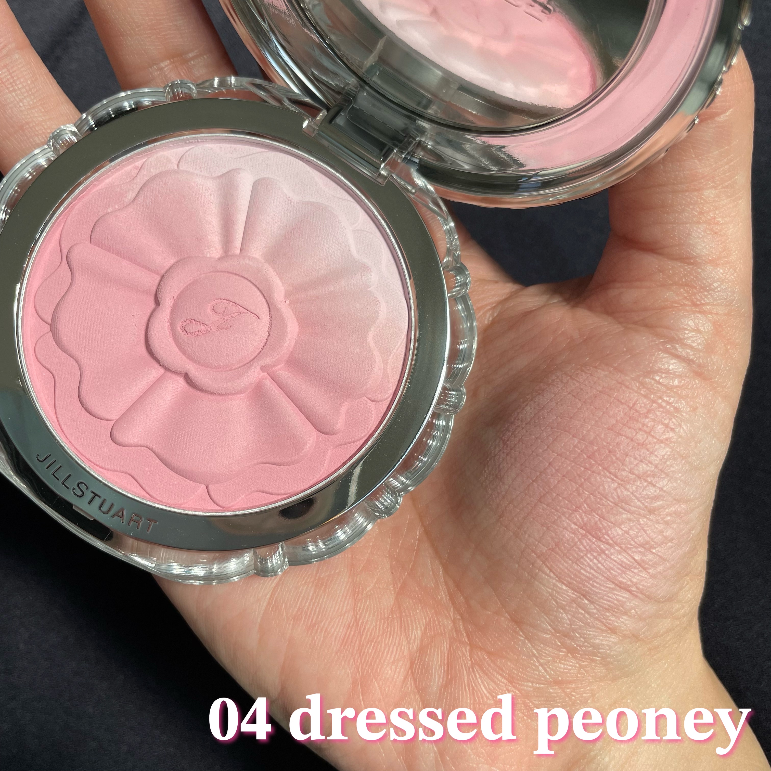 ジルスチュアート　パステルペタル ブラッシュ/JILL STUART/パウダーチークを使ったクチコミ（3枚目）