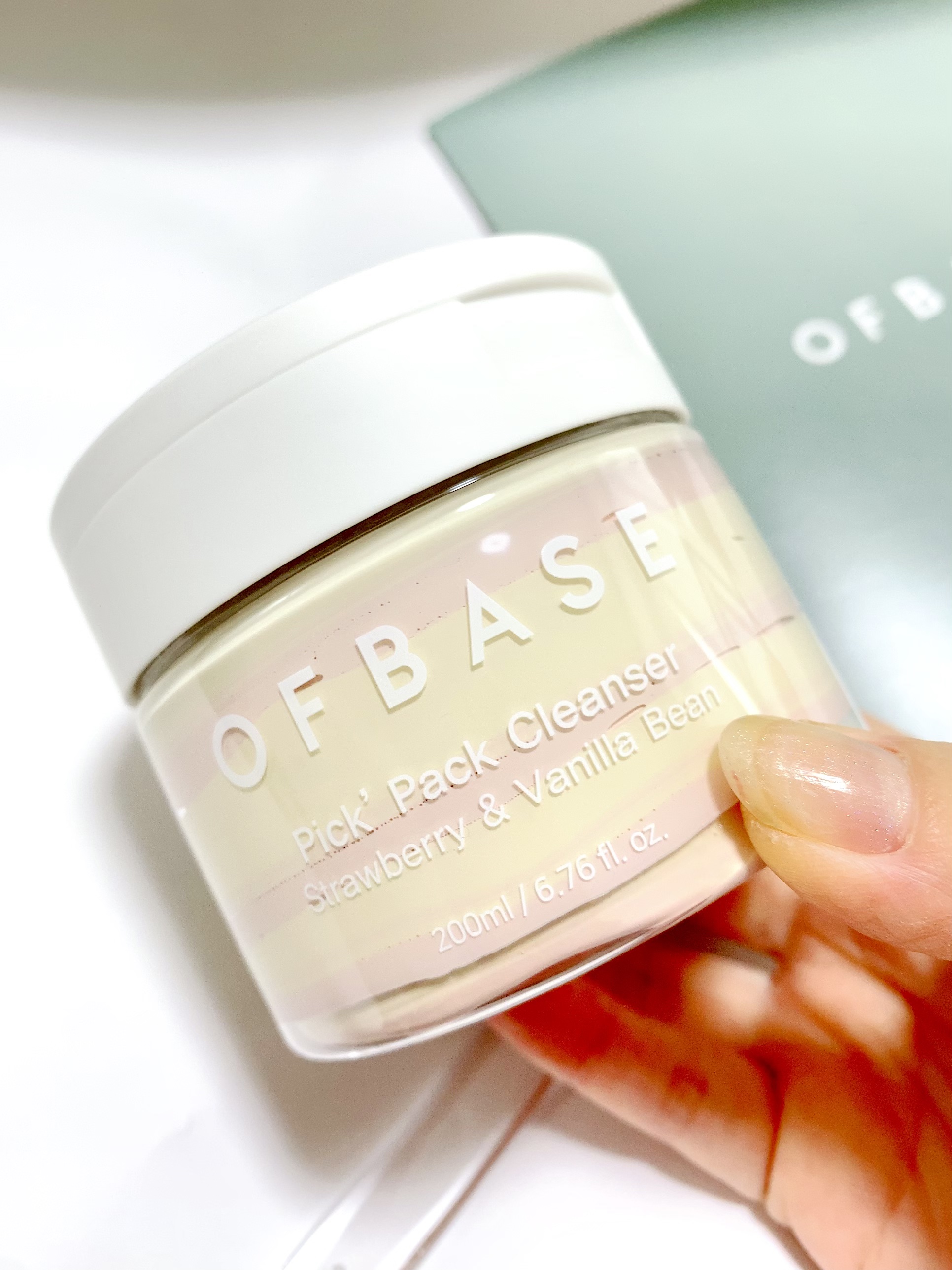 ピックパッククレンザー イチゴ&バニラビーン/OFBASE/洗い流すパック・マスクを使ったクチコミ（1枚目）