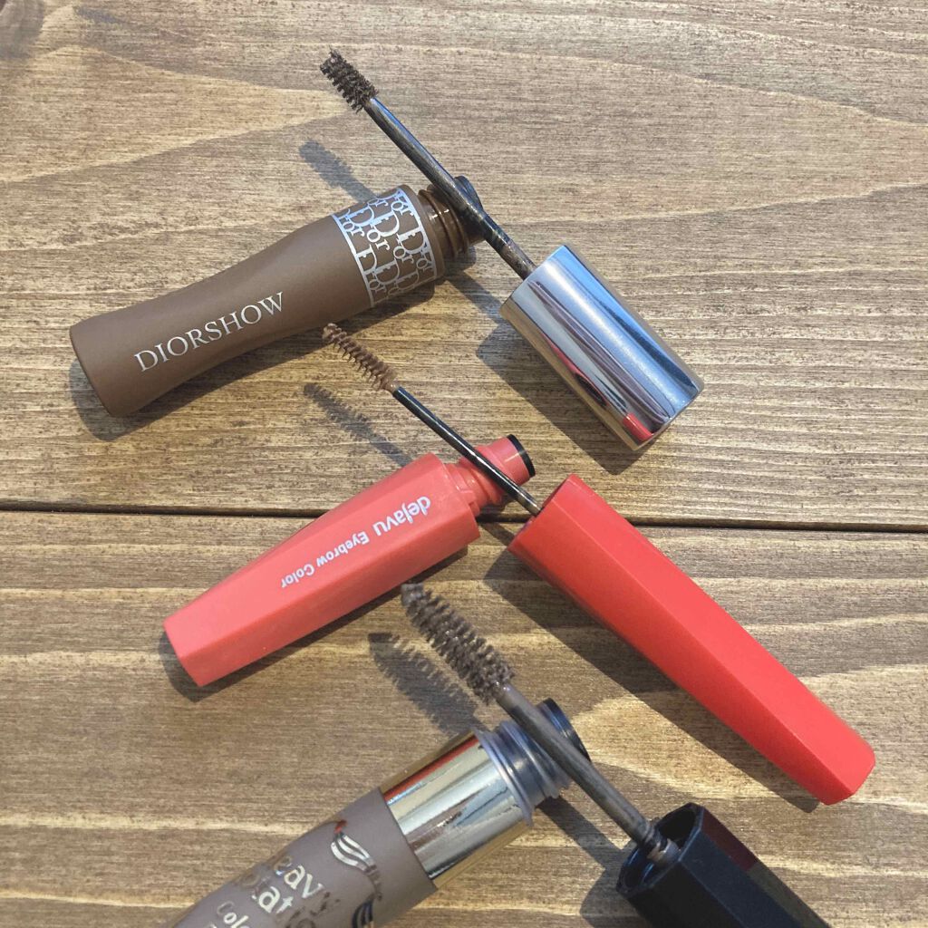 ディオール ショウ パンプ ＆ ブロウ 021　チェスナット/Dior/眉マスカラを使ったクチコミ（3枚目）