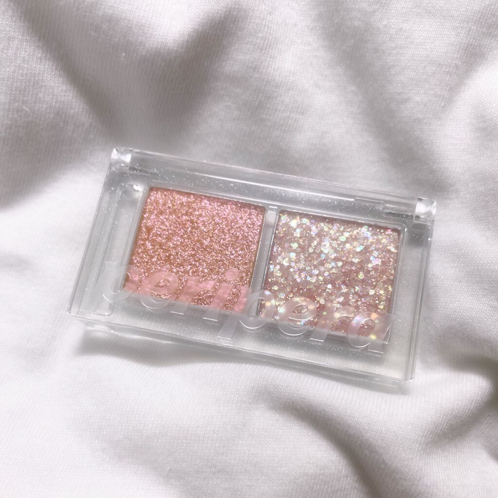  デュオ ポケット グリッター シャドウ 03 SALTED SUGARPLUM/PERIPERA/アイシャドウパレットを使ったクチコミ（1枚目）
