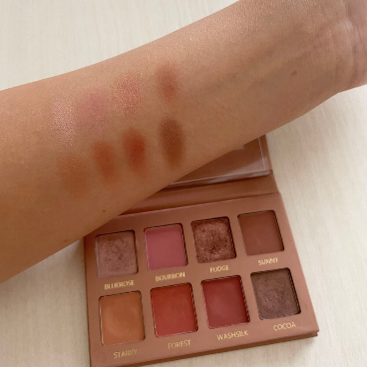 アイシャドウ パレット 8カラー/NOVO/アイシャドウパレットを使ったクチコミ(3枚目)