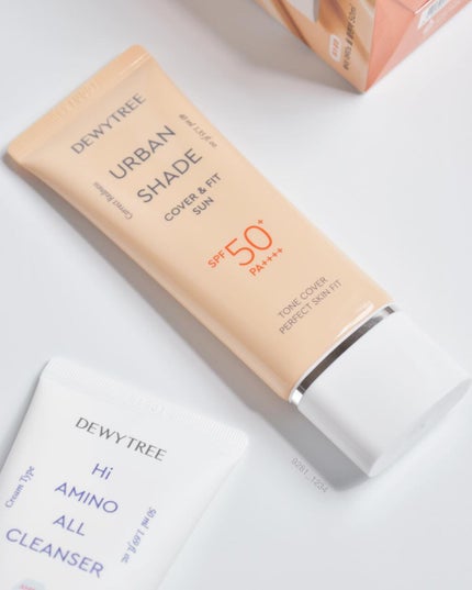 アーバンシェード カバーアンドフィット サントーンアップ サンケア/DEWYTREE/日焼け止めローションを使ったクチコミ(7枚目)