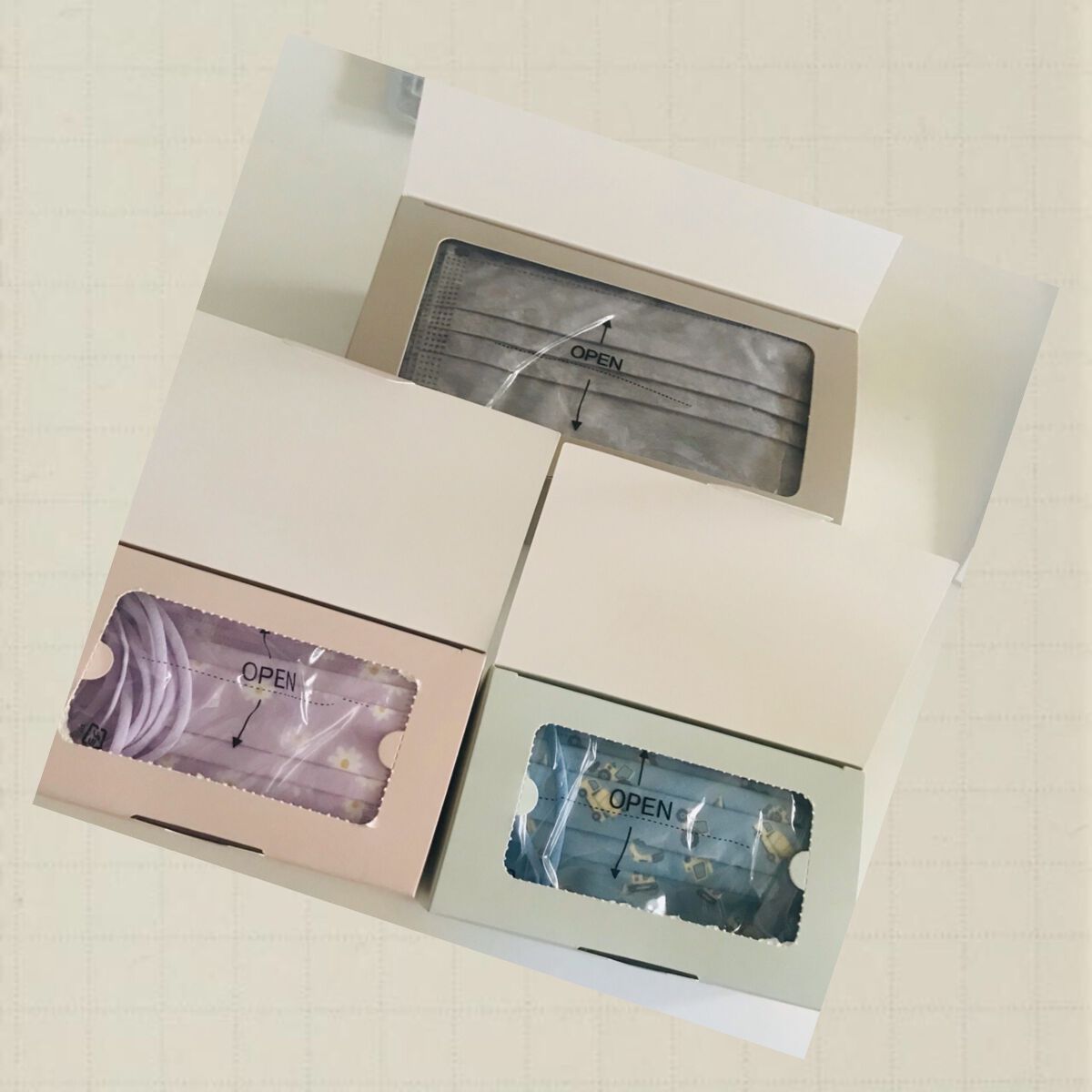 NON-WOVEN FACE MASK/3COINS/マスクを使ったクチコミ（2枚目）