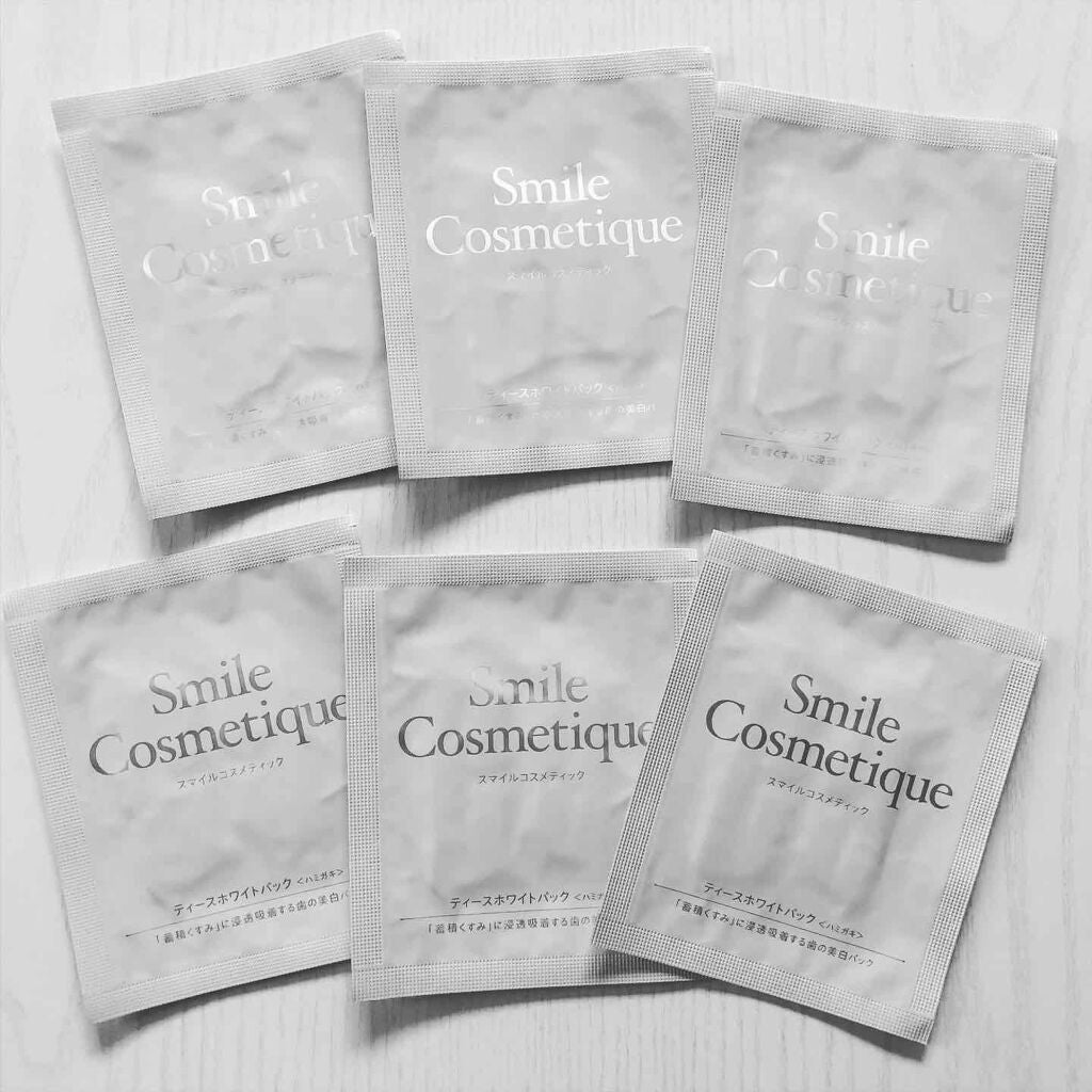 プレミアム ティースホワイトパック/Smile Cosmetique/その他オーラルケアを使ったクチコミ(2枚目)