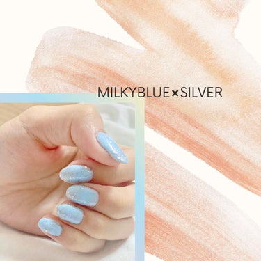 【♡セルフネイル♡】

夏にピッタリのネイルをご紹介します🦋

Seria/ジェルネイル
             milkyblue×silver

100円ショップでジェルネイルができるのが
本当に