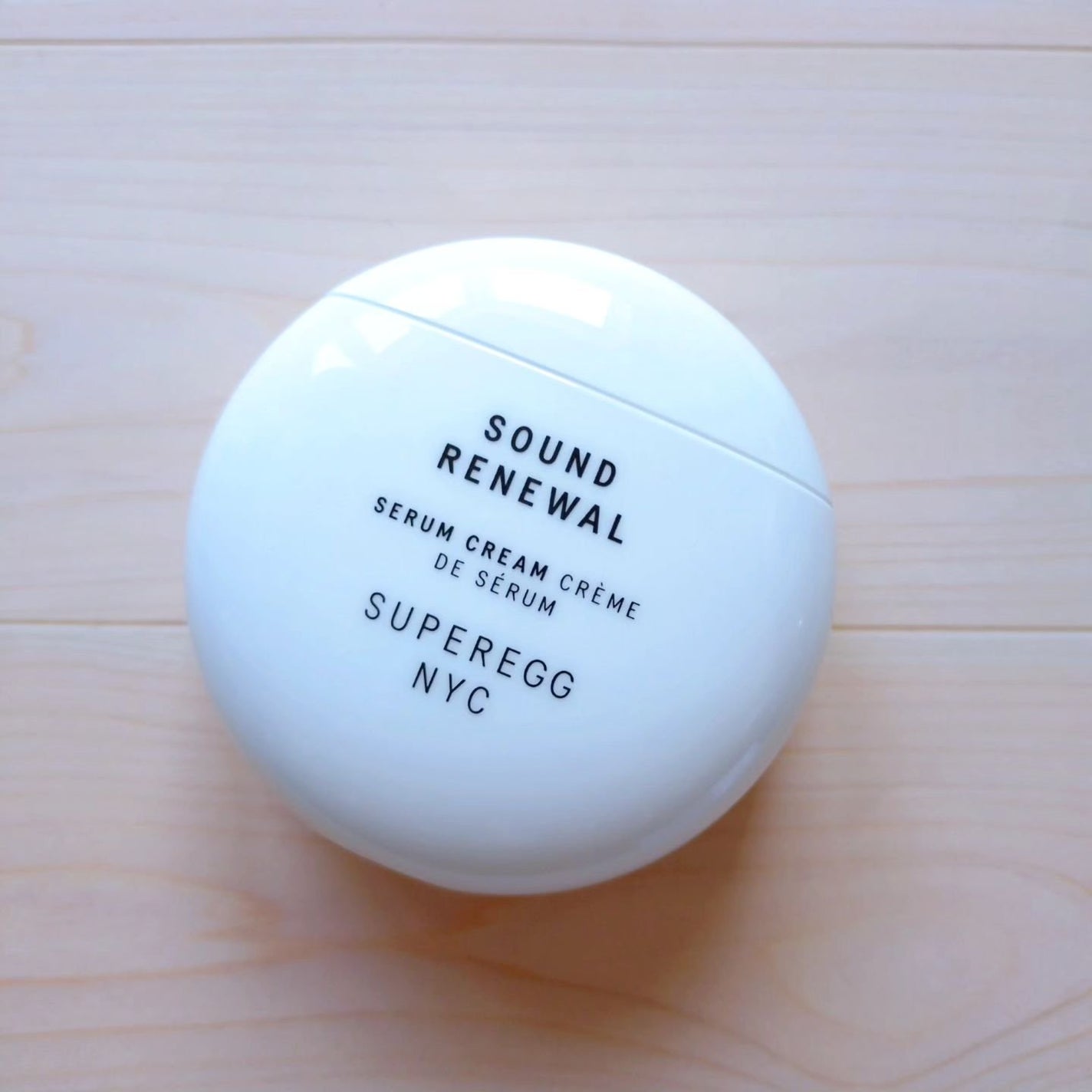 サウンド リニューアル セラムクリーム/SUPEREGG /フェイスクリームを使ったクチコミ(1枚目)