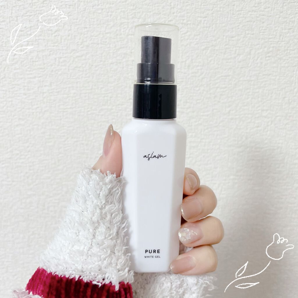 ピュアホワイトジェル/asiam/オールインワン化粧品を使ったクチコミ(1枚目)