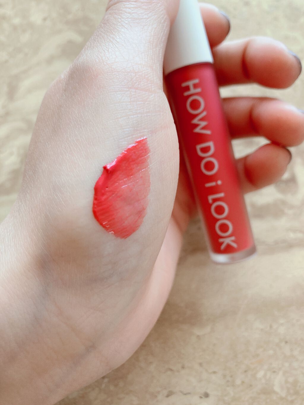 エマルジョンリップティント/HOWDOiLOOK/リップティントを使ったクチコミ（3枚目）
