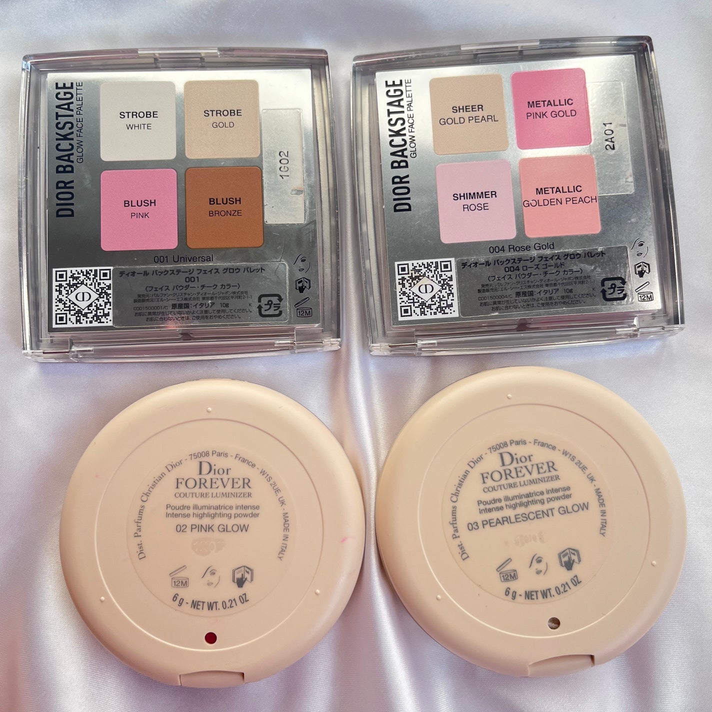 【旧】ディオール バックステージ フェイス グロウ パレット/Dior/ハイライトを使ったクチコミ(5枚目)