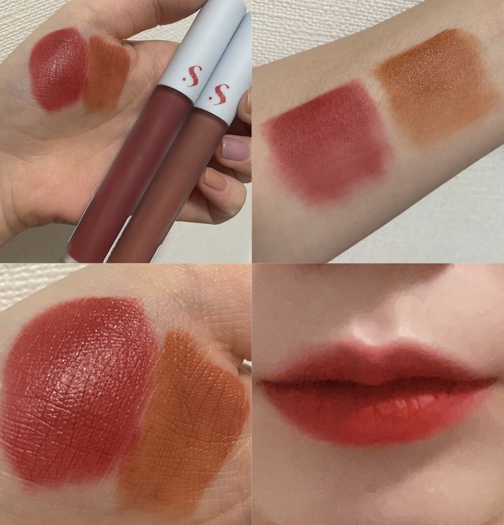 オールタイム ムード ベルベットティント サマータイムエディション/saat insight/リップティントを使ったクチコミ（1枚目）