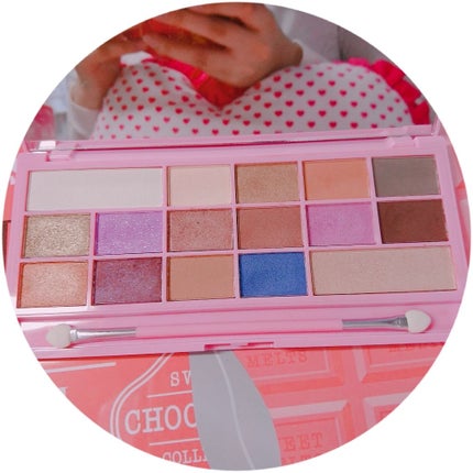 アイラブチョコレート/MAKEUP REVOLUTION/アイシャドウパレットを使ったクチコミ(2枚目)