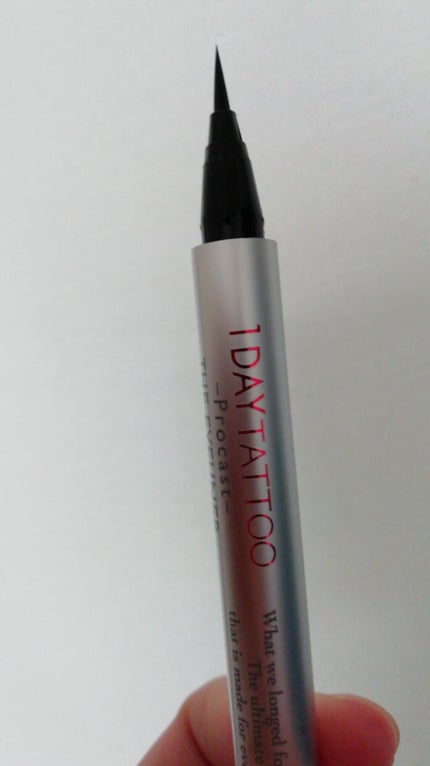 1DAY TATTOO プロキャスト ザ・アイライナー/K-パレット/リキッドアイライナーを使ったクチコミ(2枚目)
