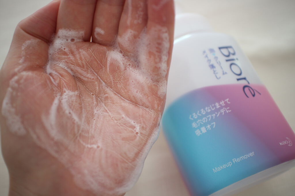 泡クリームメイク落とし/ビオレ/クレンジングクリームを使ったクチコミ（3枚目）