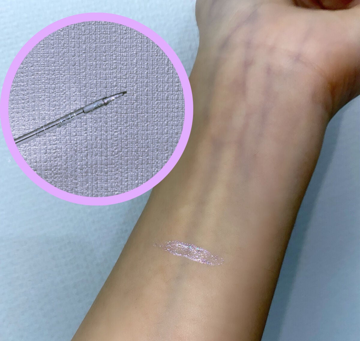 フェアリーグリッターライナー/FOCALLURE/グリッターを使ったクチコミ(2枚目)