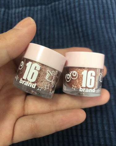 16CANDY ROCK PEAEL POWDER/16BRAND/シングルアイシャドウを使ったクチコミ（2枚目）