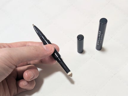 ロングステイ アイブロウパウダー&ペンシル/ブリリアージュ/アイブロウペンシルを使ったクチコミ(4枚目)