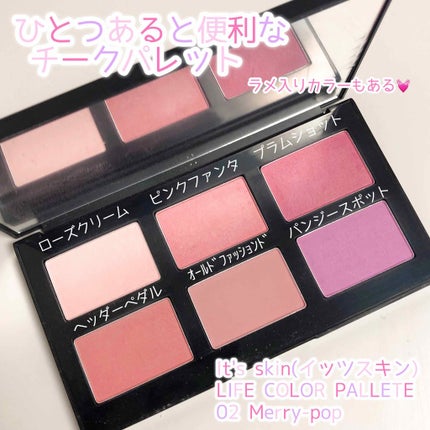 イッツスキン ライフカラーパレット/It's skin/アイシャドウパレットを使ったクチコミ(1枚目)
