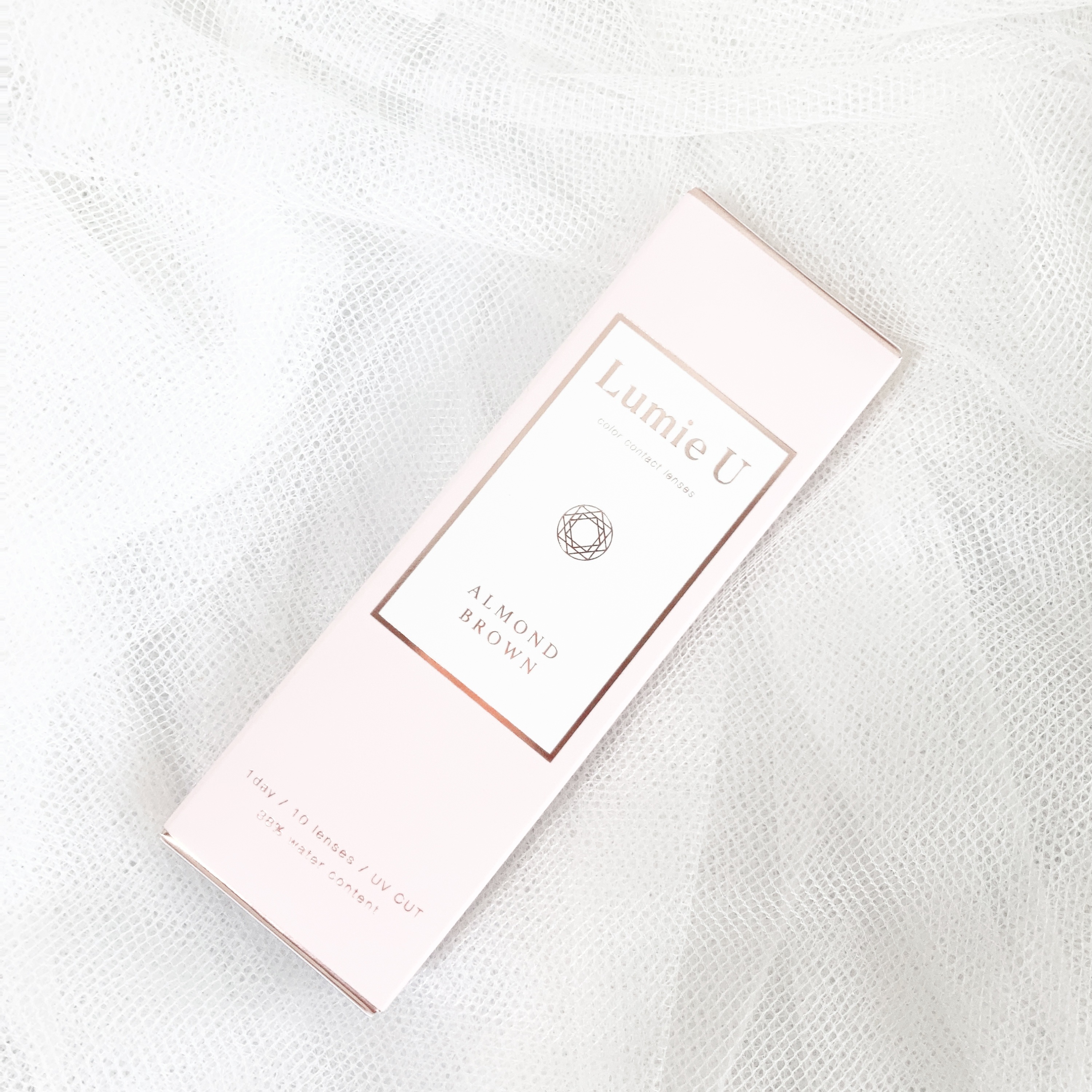 Lumie U 1day アーモンドブラウン/Lumie U/ワンデー（１DAY）カラコンを使ったクチコミ（1枚目）