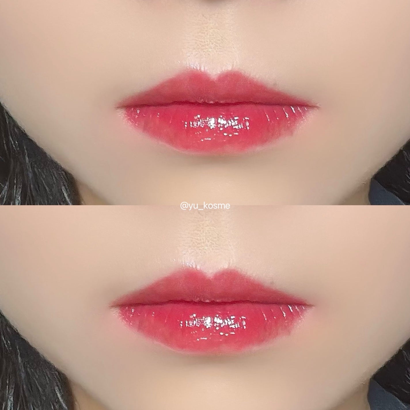 ジューシーラスティングティント/rom&nd/リップティントを使ったクチコミ(3枚目)