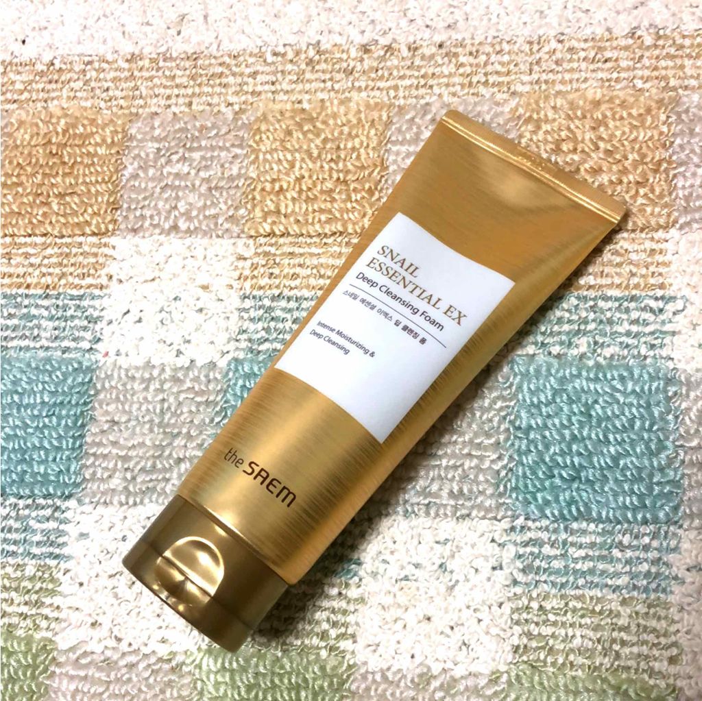 スネイル エッセンシャルEX ディープクレンジングフォーム/the SAEM/洗顔フォームを使ったクチコミ(1枚目)