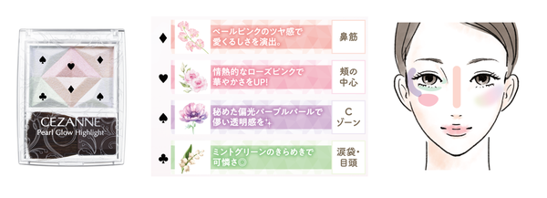 セザンヌの「パールグロウハイライト」シリーズから限定色第2弾の「SP2 ロマンスブルーム」が登場!の画像