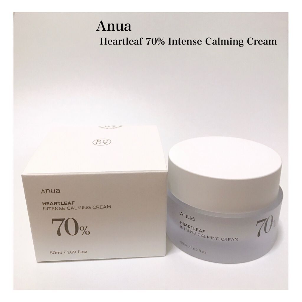 ドクダミ 70 インテンスカーミングクリーム/Anua/フェイスクリームを使ったクチコミ（1枚目）