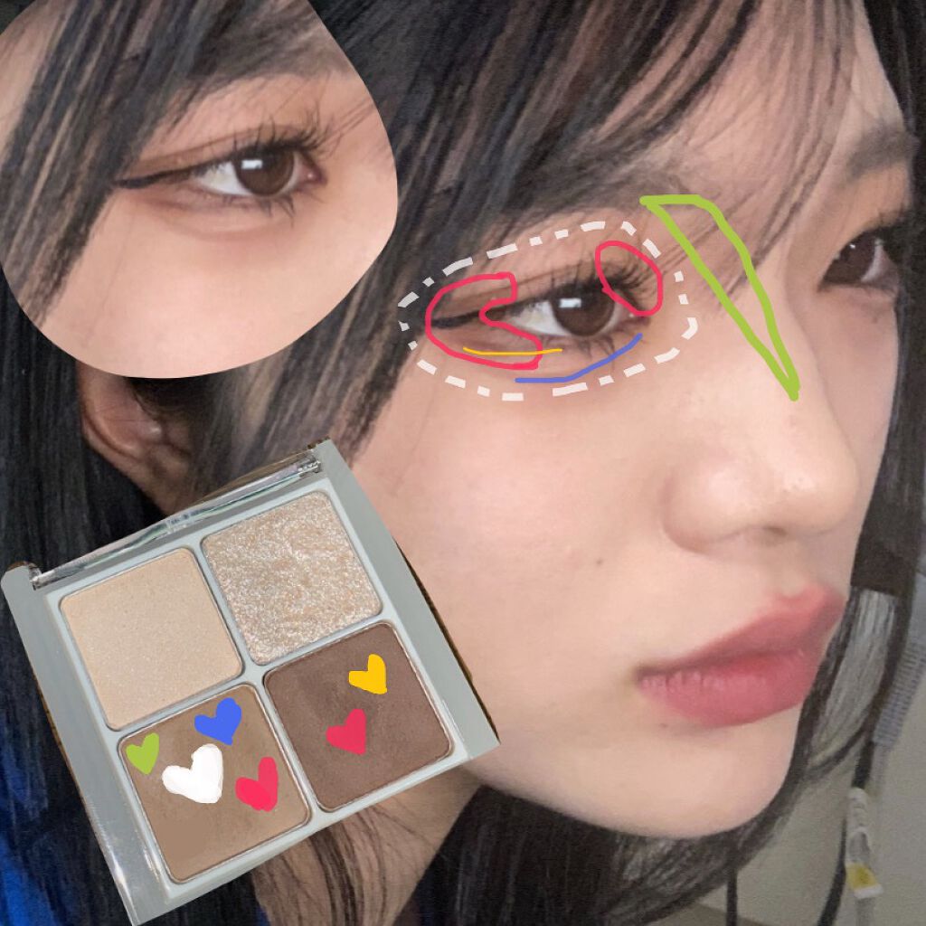 クリーミータッチライナー/キャンメイク/ジェルアイライナーを使ったクチコミ（2枚目）