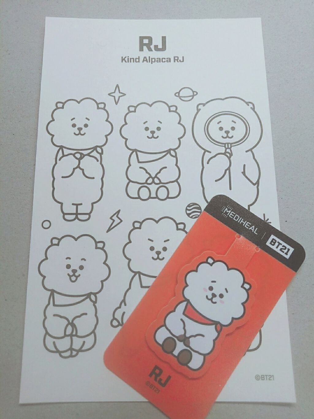 BT21 l MEDIHEAL RJ ポイントパッチ/MEDIHEAL/シートマスク・パックを使ったクチコミ（2枚目）