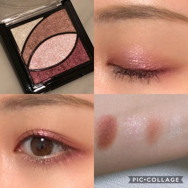 UR GLAM　VELVET EYE COLOR PALETTE バーガンディ/U R GLAM/アイシャドウパレットを使ったクチコミ（2枚目）