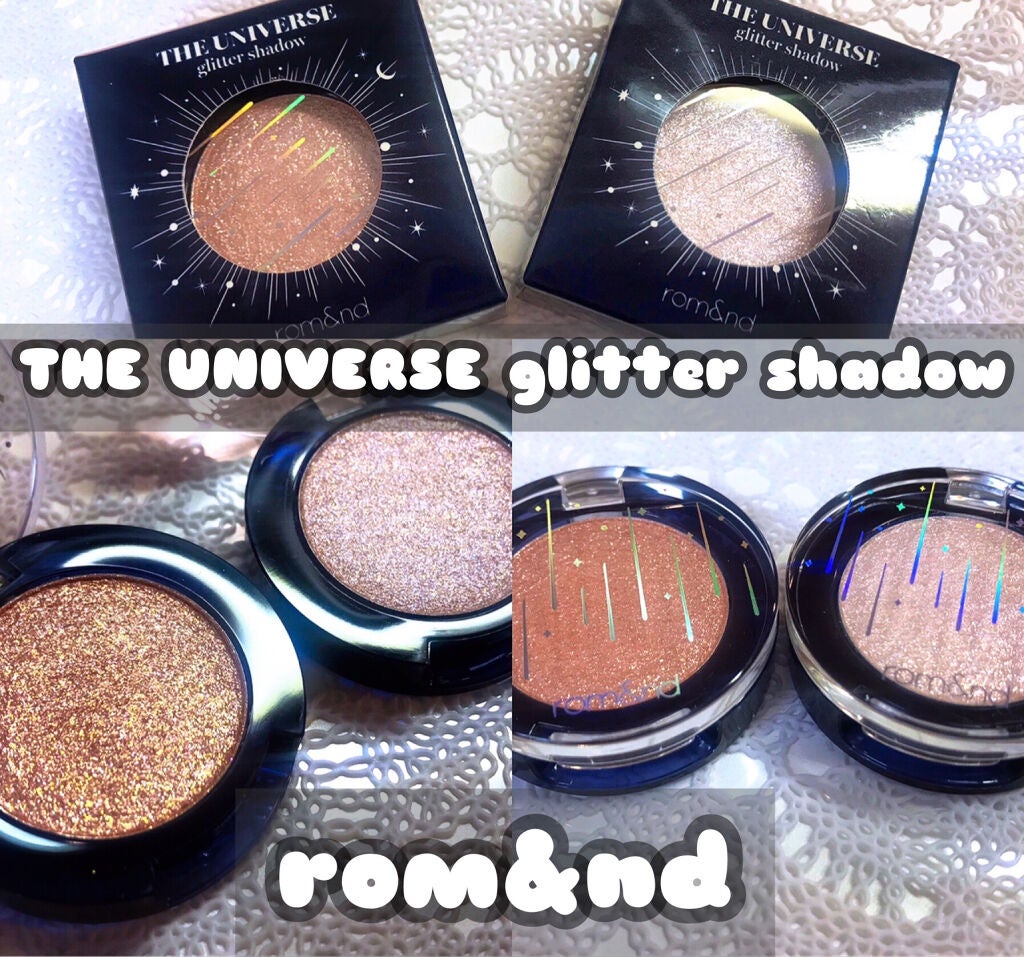 グリッター シャドウ カラー/rom&nd/グリッターを使ったクチコミ(1枚目)