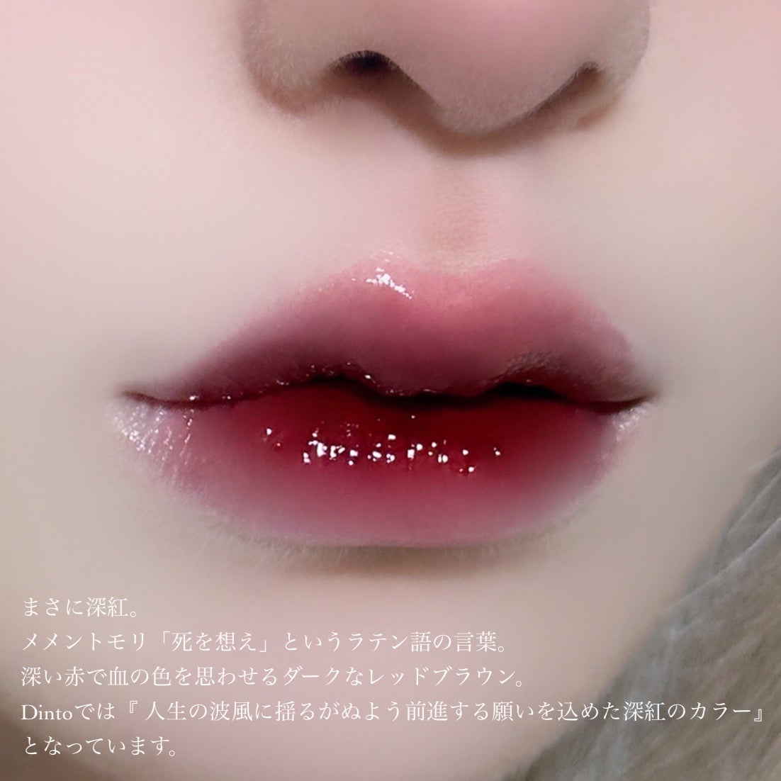 ブラーグロイリップティント/Dinto/リップティントを使ったクチコミ(3枚目)
