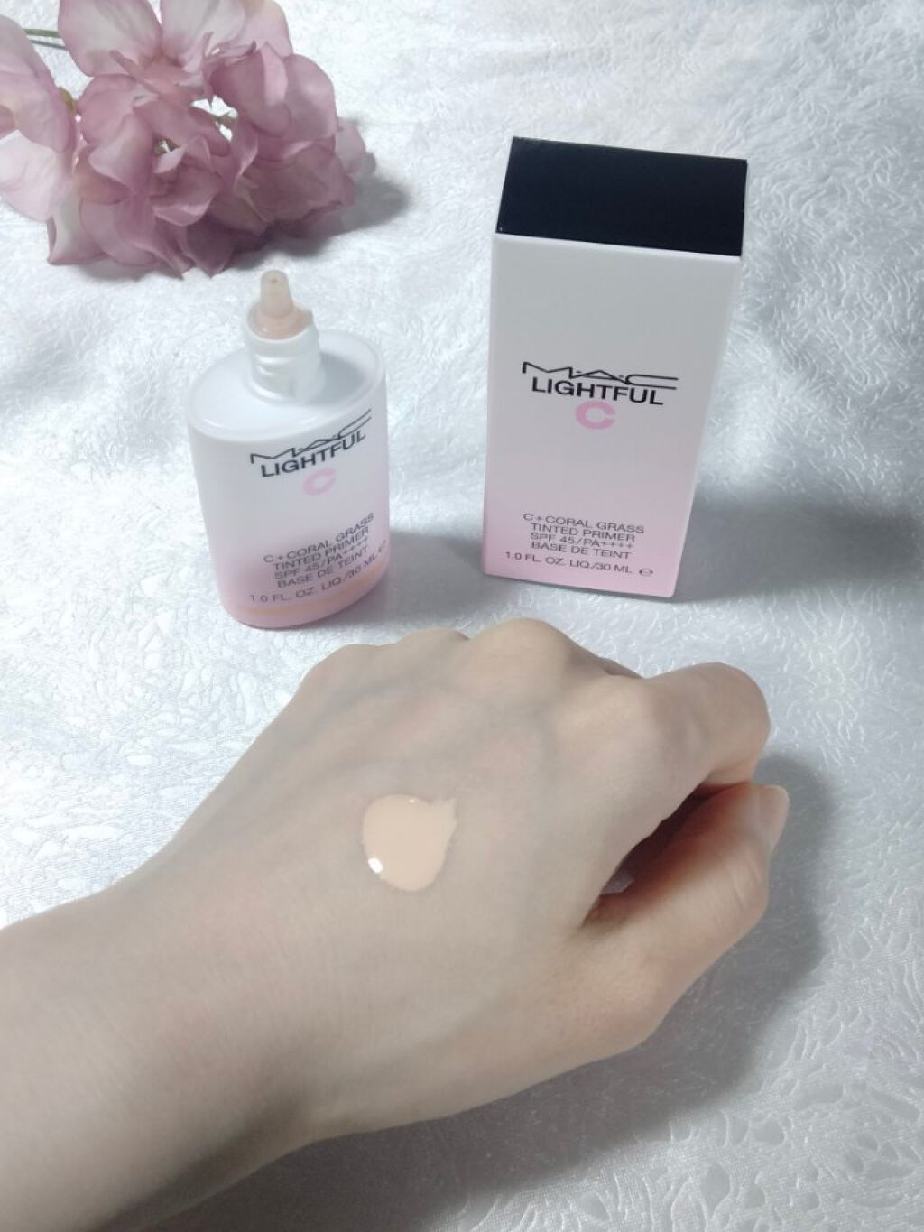 ライトフル Ｃ＋ティンティッド プライマーSPF45(PA++++)/M・A・C/化粧下地を使ったクチコミ（2枚目）