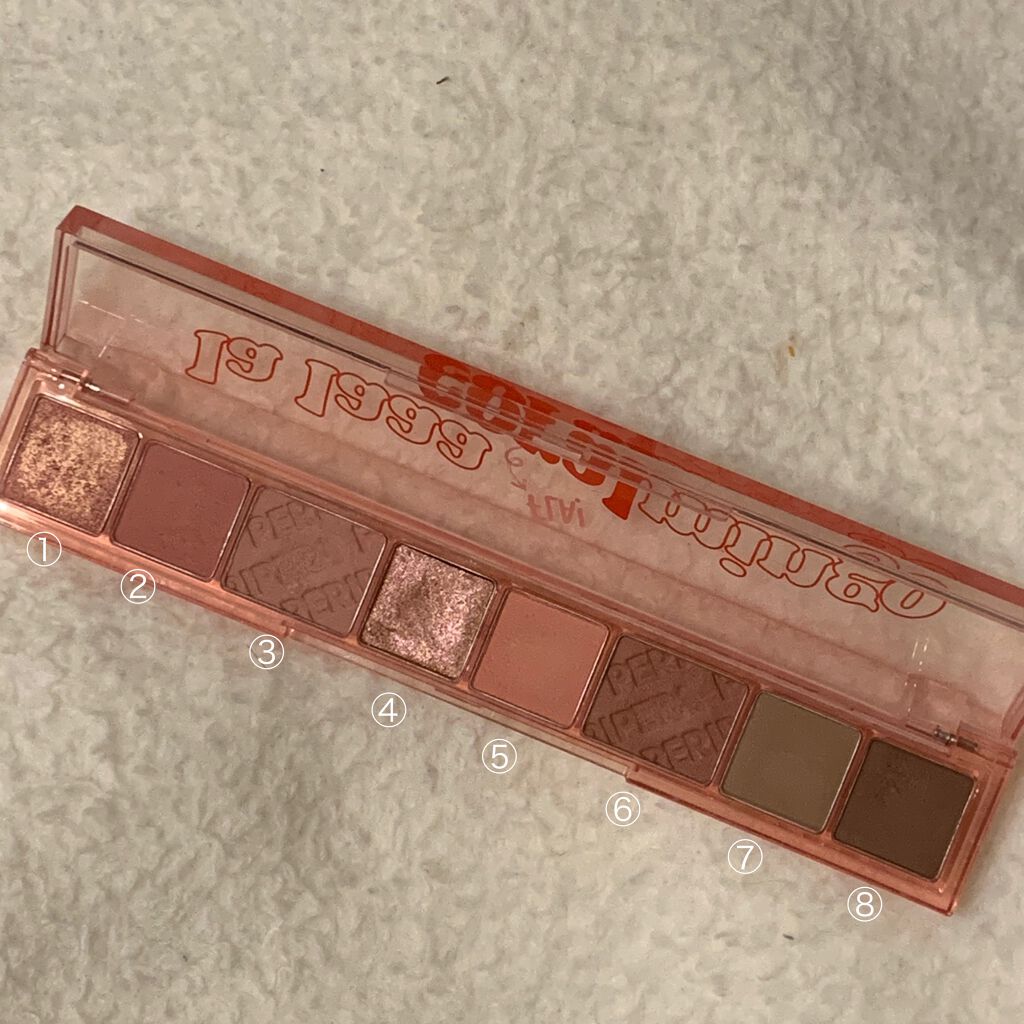 オール テイク ムード パレット(24AD) 【旧】02 LALA CORALMINGO/PERIPERA/アイシャドウパレットを使ったクチコミ（3枚目）