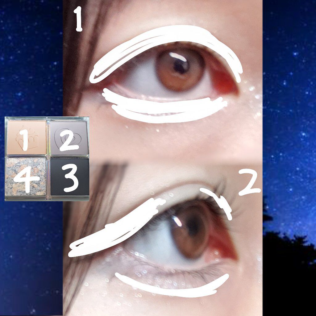 ZEESEAデザートコレクション４カラーアイシャドウパレット/ZEESEA/アイシャドウパレットを使ったクチコミ（2枚目）