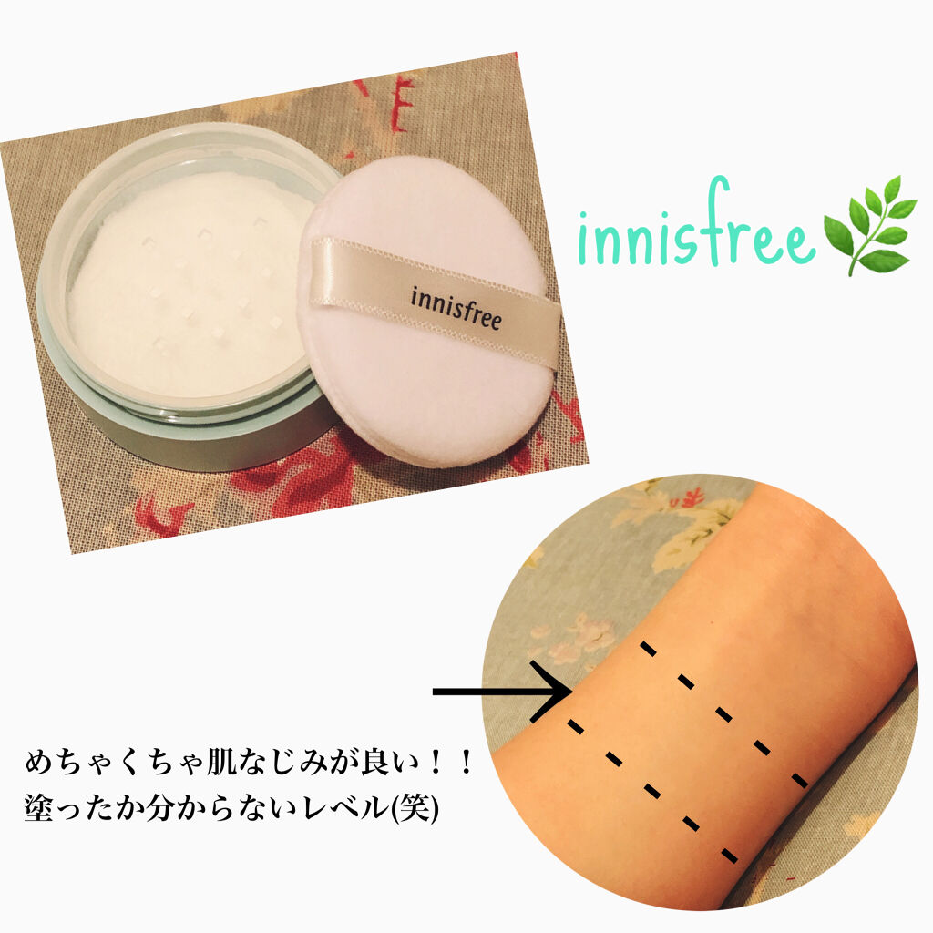 ノーセバム ミネラルパウダー/innisfree/ルースパウダーを使ったクチコミ（2枚目）