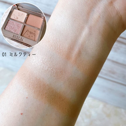 アニマルアイシャドウ(4シェード)/ZEESEA/アイシャドウパレットを使ったクチコミ(3枚目)